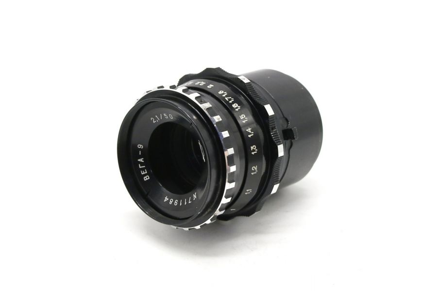 Киносъемочный объектив Вега-9 2,1/50 (СССР, 1971)