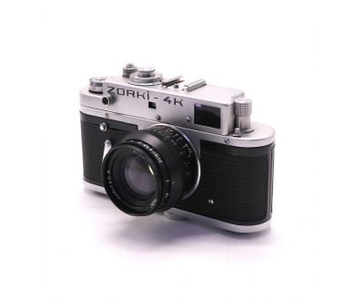 Фотокамера Зоркий 4К + Юпитер-8 (КМЗ, 1973)