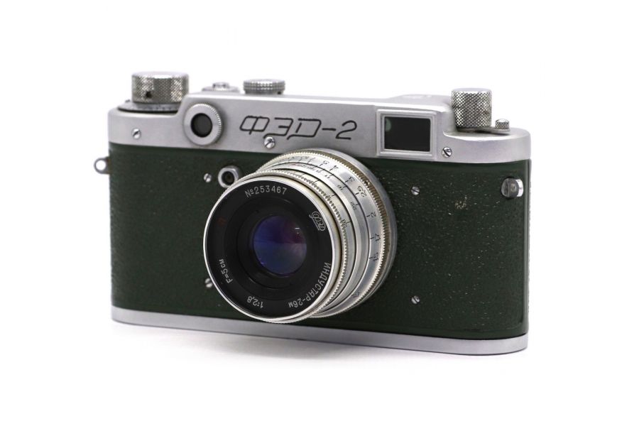 Фотоаппарат Фэд 2 + Индустар-26М зеленый