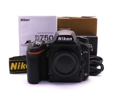 Nikon D750 body в упаковке (пробег 13625 кадров)