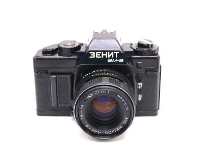 Фотокамера Зенит АМ2 + Гелиос-44К-4 (КМЗ, 1993)