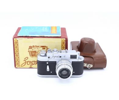 Советский фотоаппарат Зоркий 4 kit в упаковке
