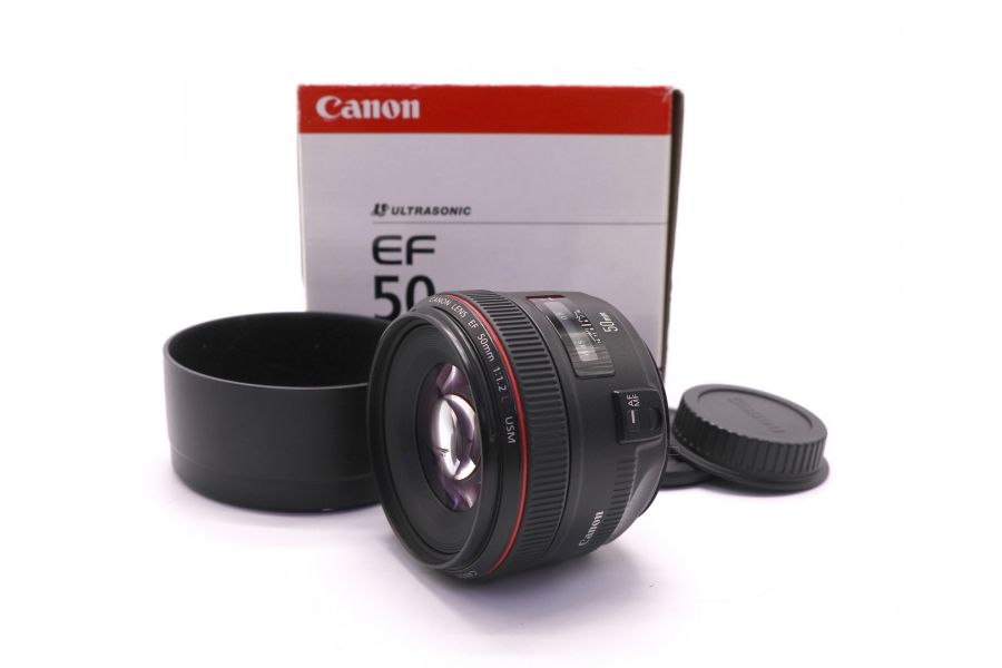 Canon EF 50mm f/1.2L USM в упаковке