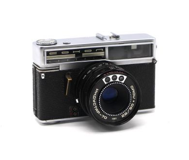 Фотокамера компактная Сокол Автомат (СССР, 1968)