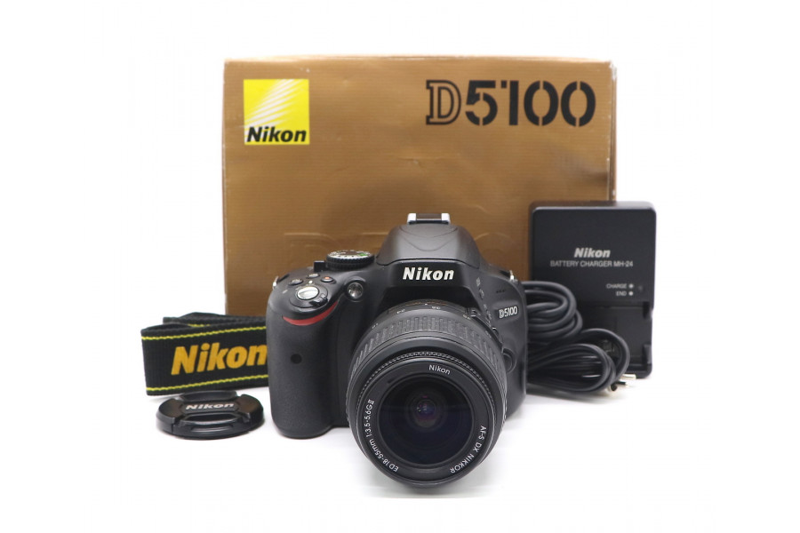 Nikon D5100 kit в упаковке (пробег 31750 кадров)