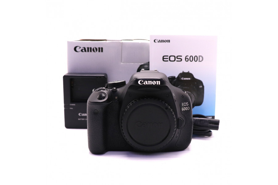 Canon EOS 600D body в упаковке (пробег 44830 кадров)