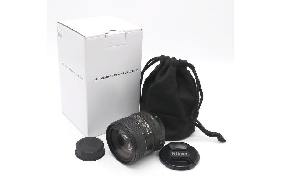 Объектив Nikon 24-85mm f/3.5-4.5G ED VR AF-S Nikkor в упаковке