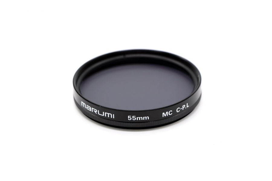 Светофильтр Marumi 55mm MC C-PL черный (Japan)