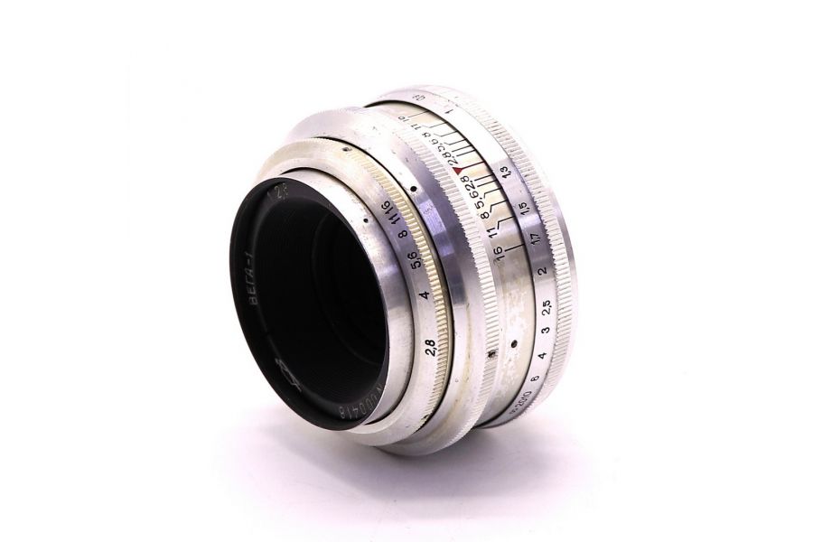 Советский объектив Вега-1 2,8/50mm (1959 г.)