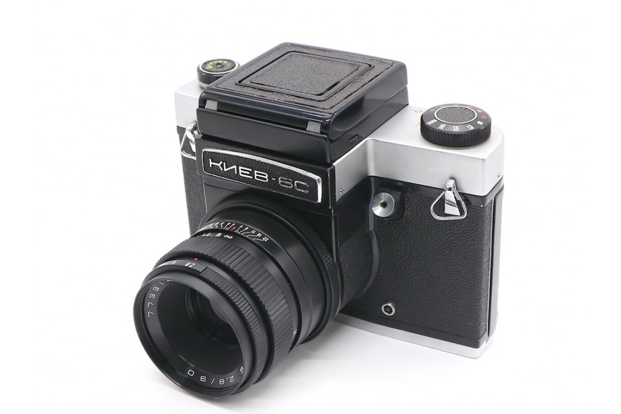 Фотокамера Киев 6С + Вега-12Б (СССР, 1982 г.)