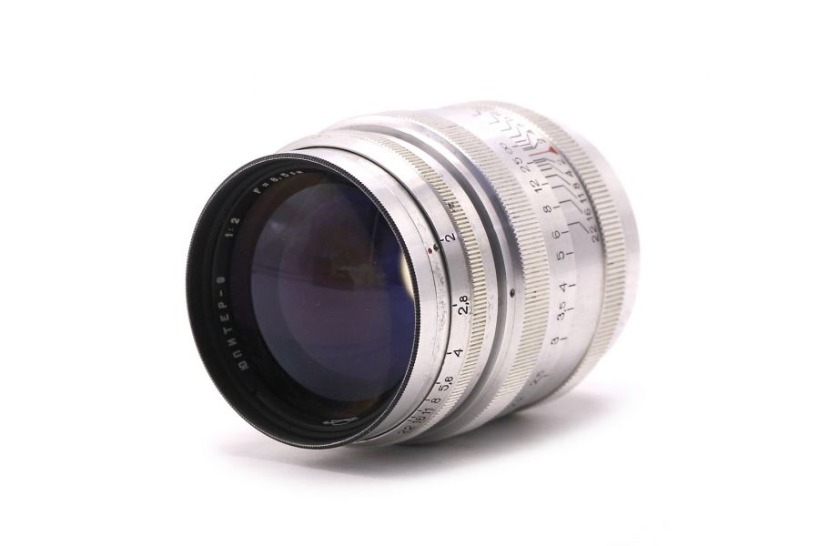 Объектив Юпитер-9 П 2/85 М39 silver дальномер КМЗ