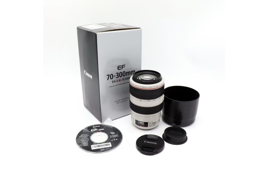 Canon EF 70-300mm f/4-5.6L IS USM в упаковке