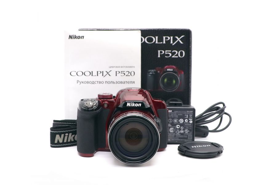 Фотоаппарат Nikon Coolpix P520 в упаковке