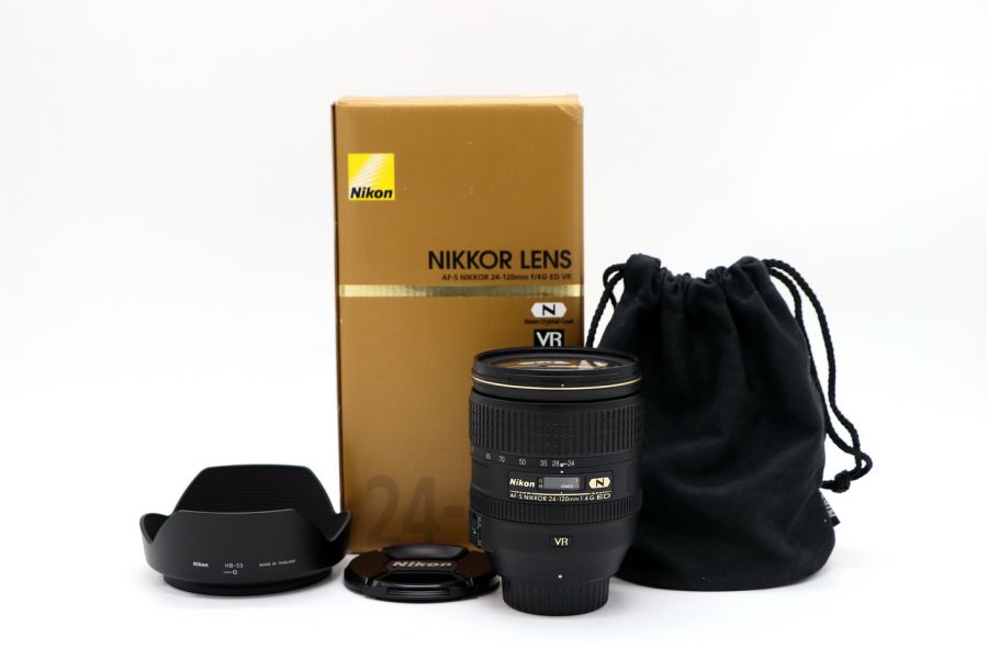 Nikon 24-120mm f/4G ED VR AF-S Nikkor в упаковке