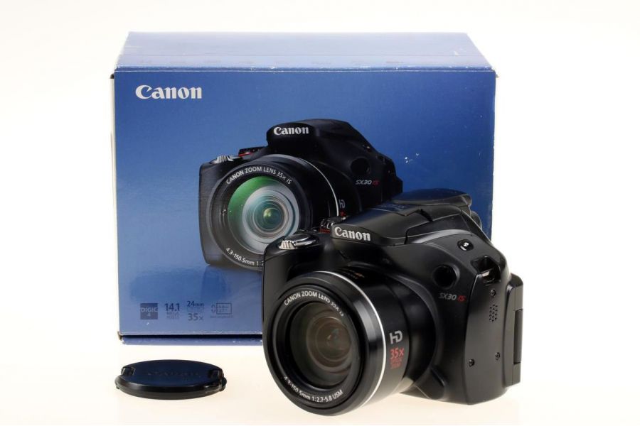 Камера Canon PowerShot SX30 IS в упаковке