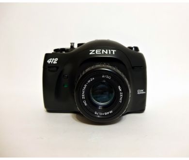 Зеркальный пленочный фотоаппарат Зенит 412 kit