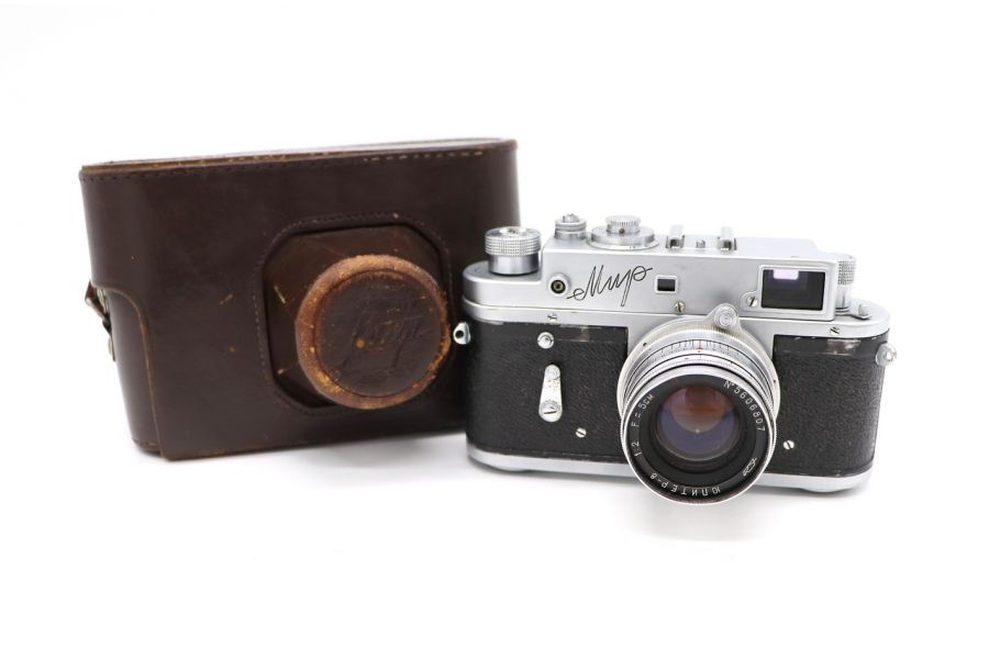 Cоветский дальномерный фотоаппарат Мир + Юпитер-8