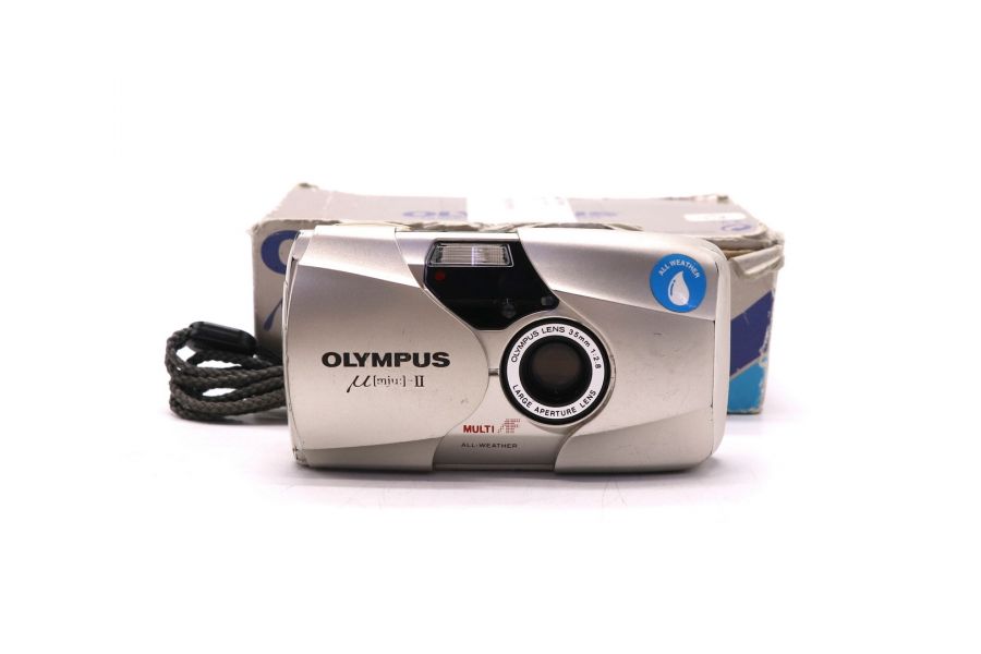 Olympus mju II компактная плёночная в упаковке 