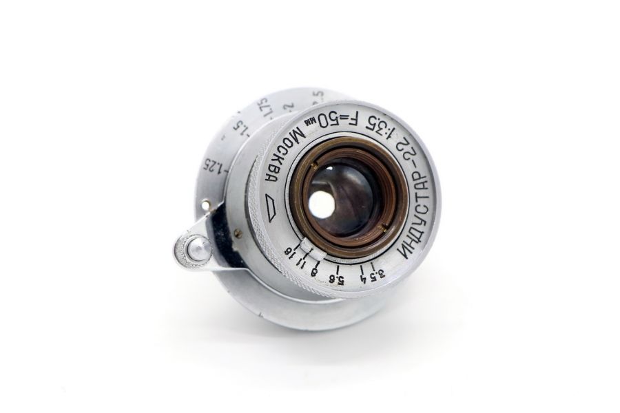 Редкий Индустар-22 3,5/50 Москва (СССР, 1948)