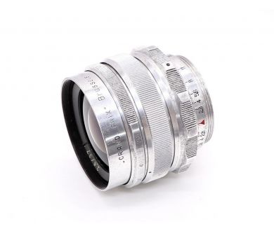 Советский объектив Мир-1 2.8/37 silver GPB М42