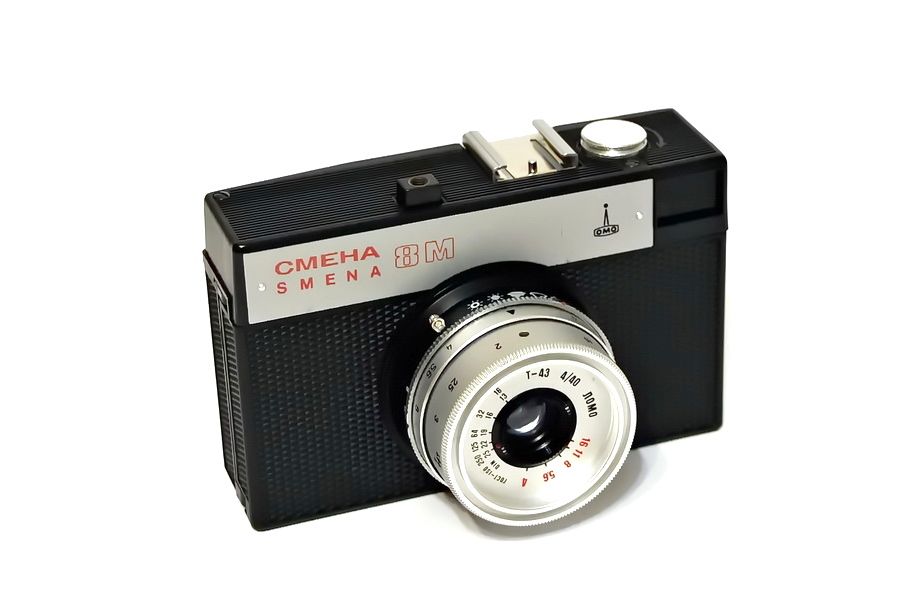 Фотокамера пленочная Смена 8м Ломо (Т-43 f4/40mm)