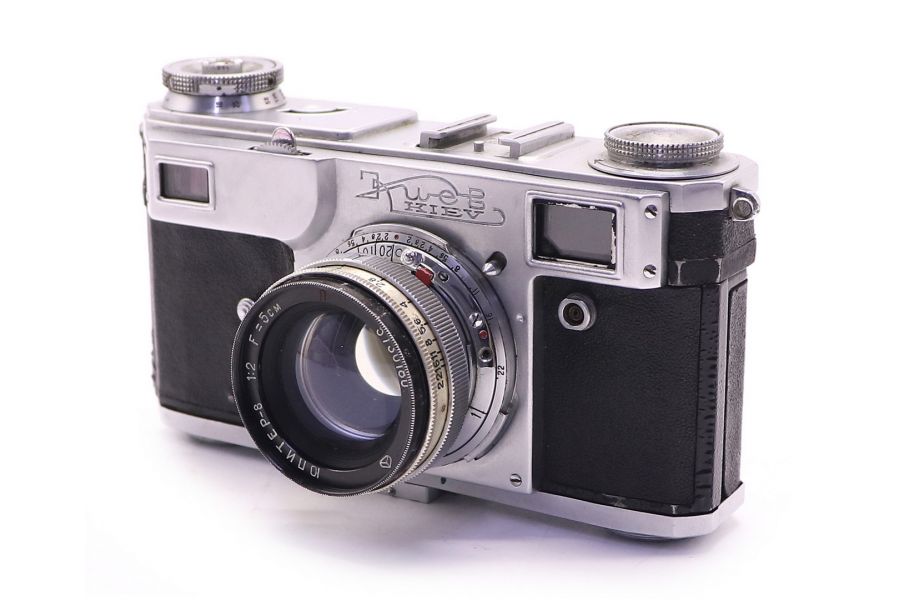 Фотоаппарат советский Киев 2А + Юпитер-8П (1955)