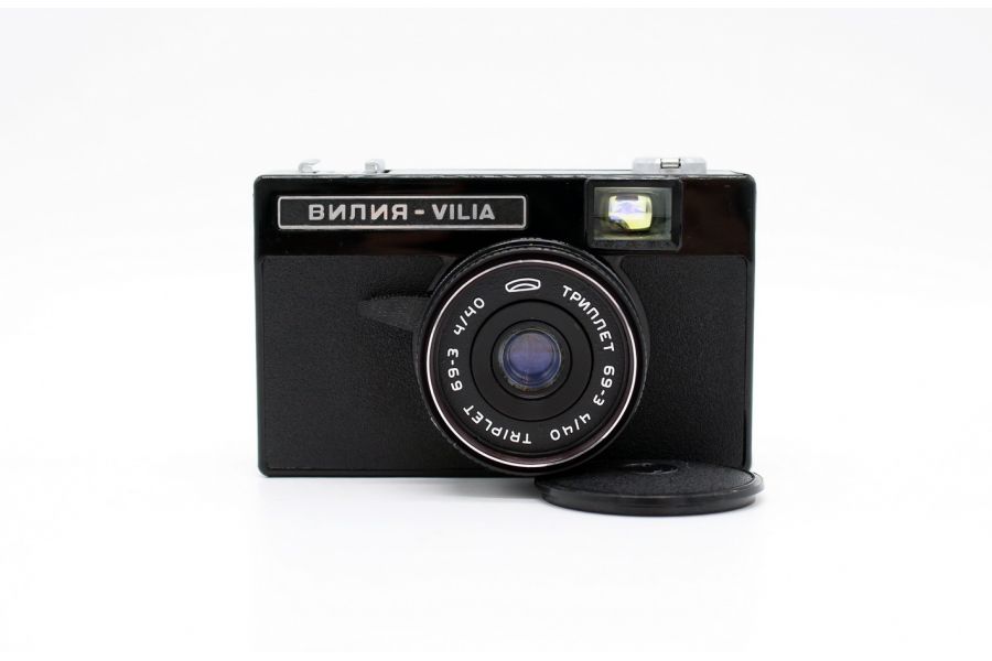 Шкальный советский малоформатный фотоаппарат Вилия
