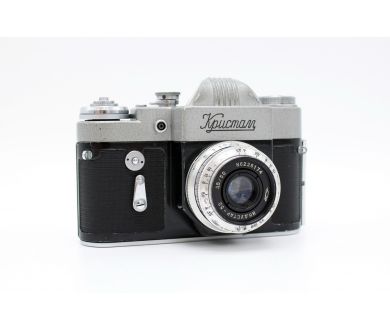 Фотоаппарат Кристалл + Индустар-50 (СССР, 1962г.)