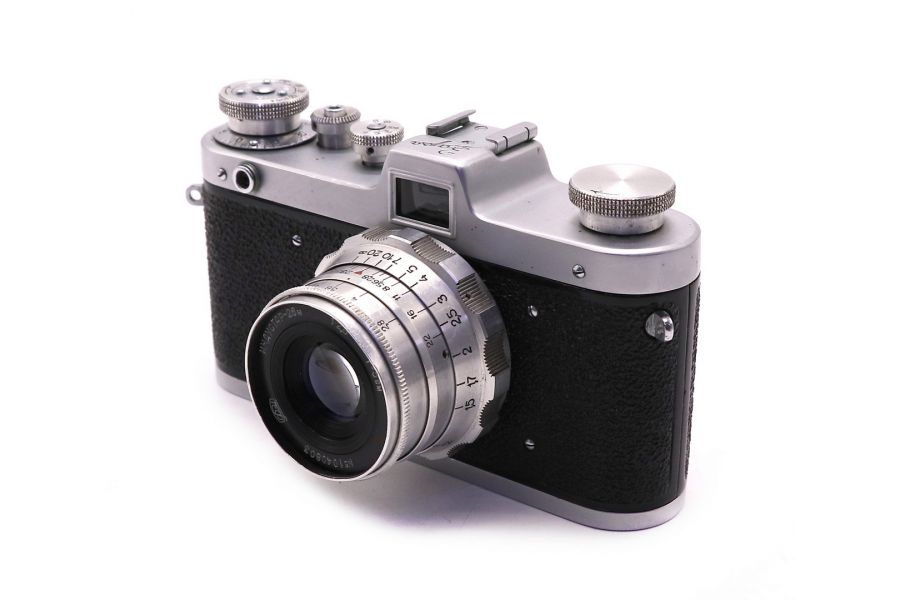 Советский плёночный комплект Заря + Индустар-26М