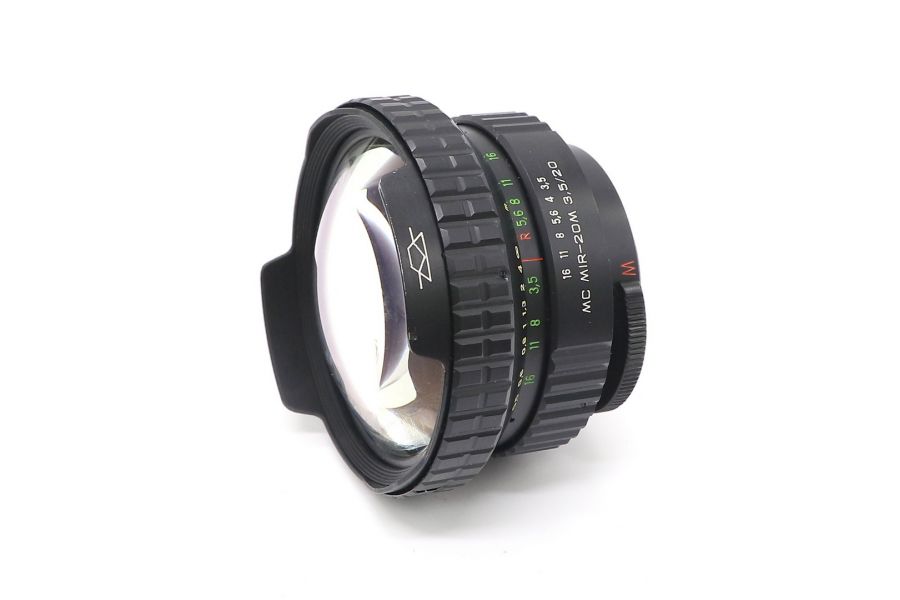 Сверхширокоугольный объектив MC Мир 20М 3.5/20мм М42 КМЗ
