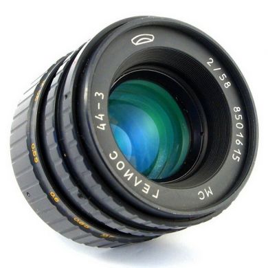 Новый советский объектив Гелиос 44-3 МС 2/58 (БелОМО, 1990)