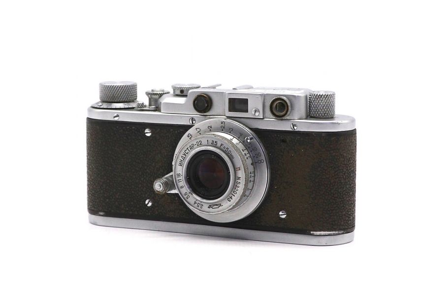 Пленочный фотоаппарат Зоркий + Индустар 22 П