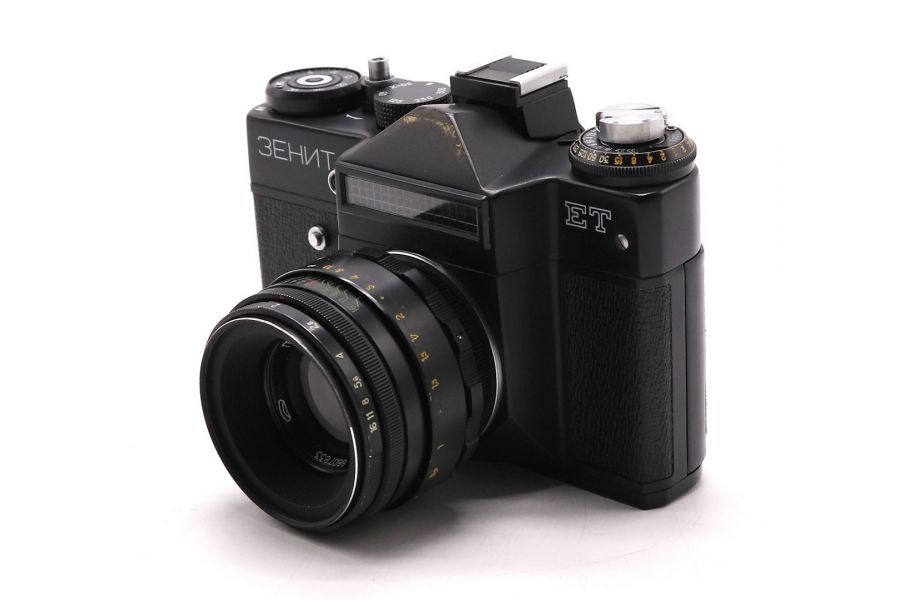 Фотокамера Зенит ЕТ + Гелиос-44-2 2/58 (СССР, 1988)