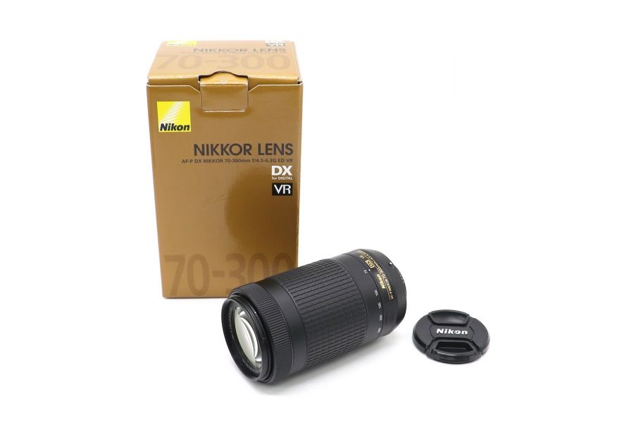 Nikon 70-300mm f/4.5-6.3G ED AF-P DX VR в упаковке