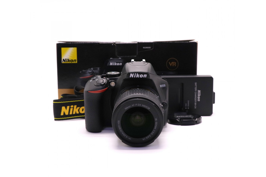 Nikon D3500 kit в упаковке (пробег 3360 кадров)