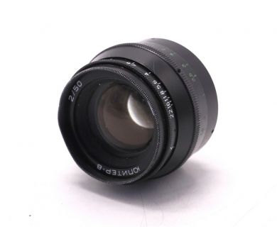 Мануальный объектив Юпитер-8 2/50 черный (КМЗ)