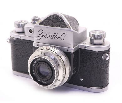 Зенит С + Индустар-50 советский фотоаппарат