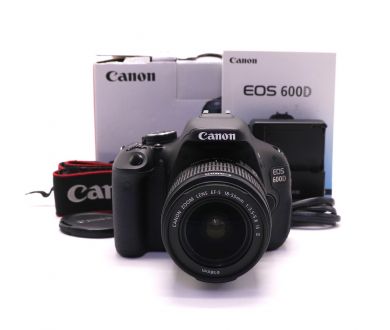 Canon EOS 600D kit в упаковке (пробег 4330 кадров)