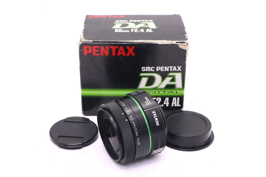 Объектив Pentax-DA SMC 35mm f/2.4 AL в упаковке