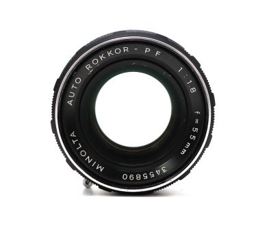 Мануальный Minolta Auto Rokkor-PF 55mm f/1.8