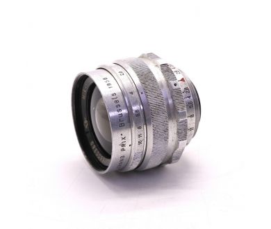 Советский объектив Мир-1 2.8/37 silver GPB М39