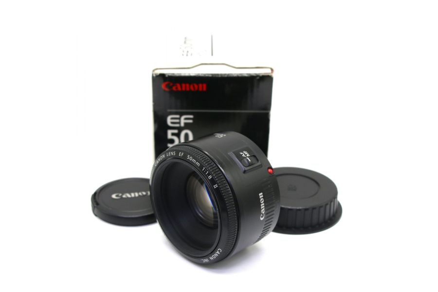 Объектив Canon EF 50mm f/1.8 II в упаковке (Malaysia)