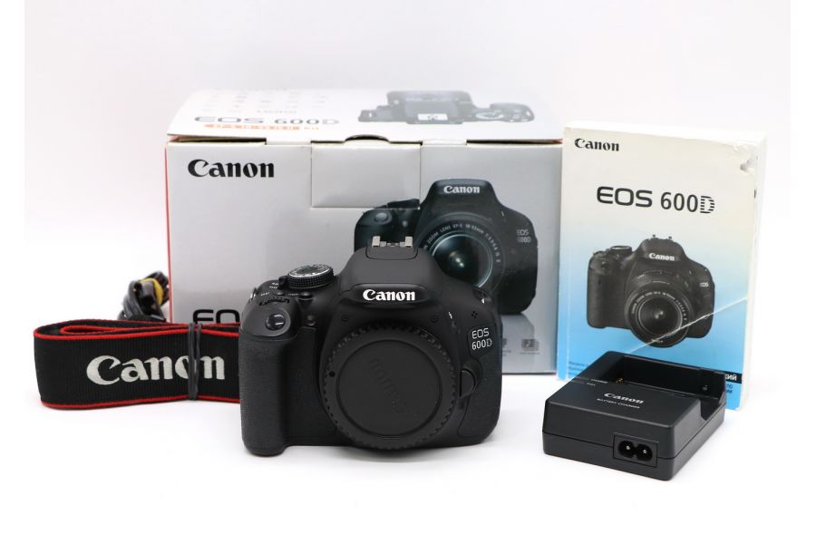 Canon EOS 600D body в упаковке (пробег 25250 кадров)