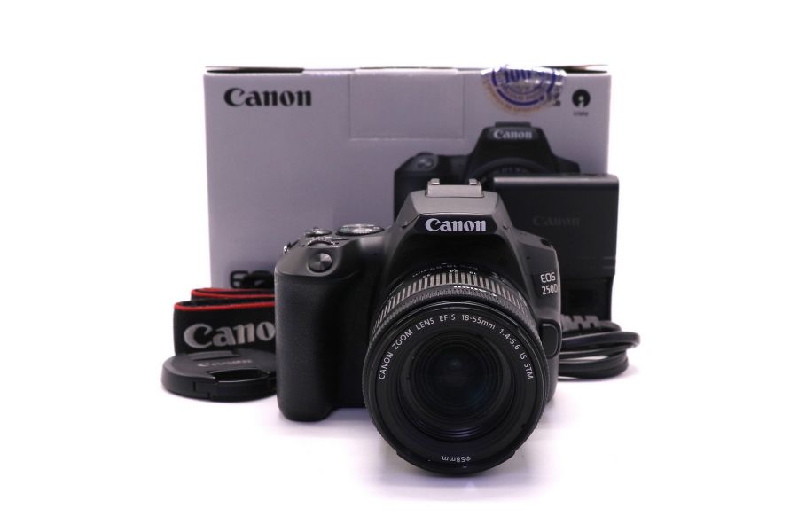 Камера Canon EOS 250D kit в упаковке (пробег 11000 кадров)