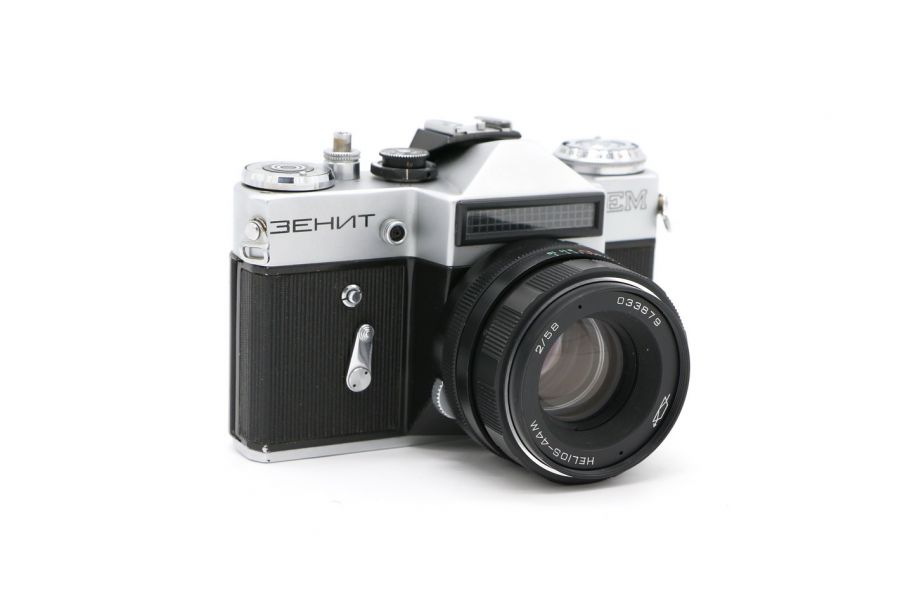 Редкая камера Зенит ЕМ + Гелиос-44М kit с ушами