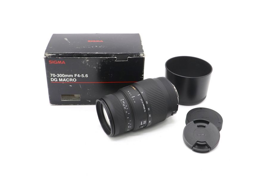 Sigma AF 70-300mm f/4-5.6 DG Macro for Canon EF в упаковке