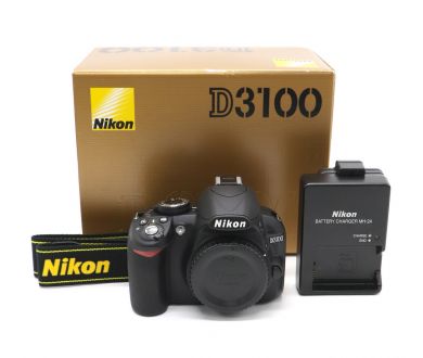 Nikon D3100 body в упаковке (пробег 505 кадров)
