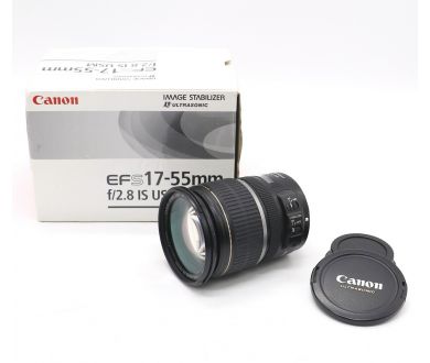 Объектив Canon EF-S 17-55mm F/2.8 IS USM в упаковке