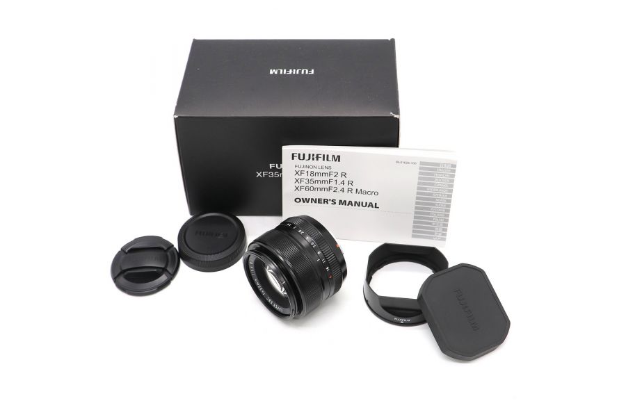 Широкоугольный Fujinon XF 35mm f/1.4 R в упаковке