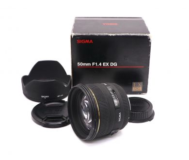 Sigma AF 50mm f/1.4 EX DG HSM Canon EF в упаковке